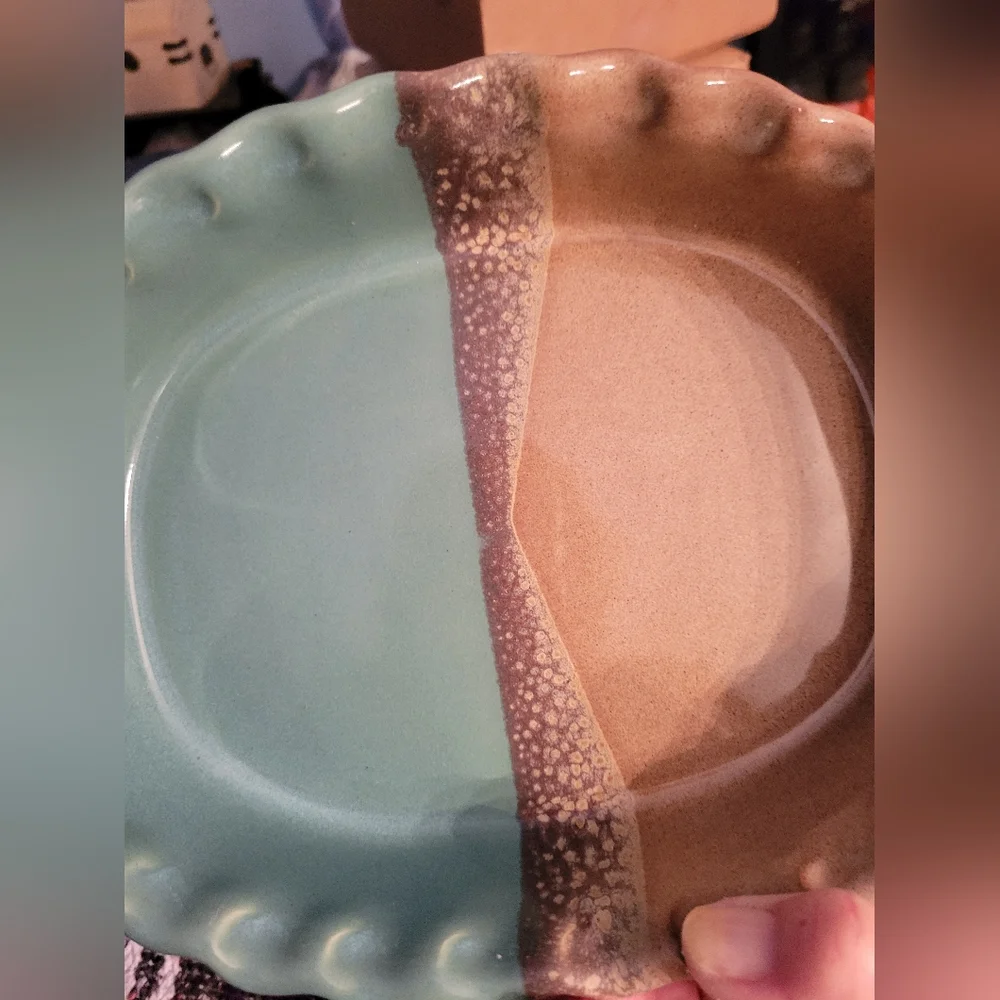 Clay in motion handcrafted ceramic baker dish